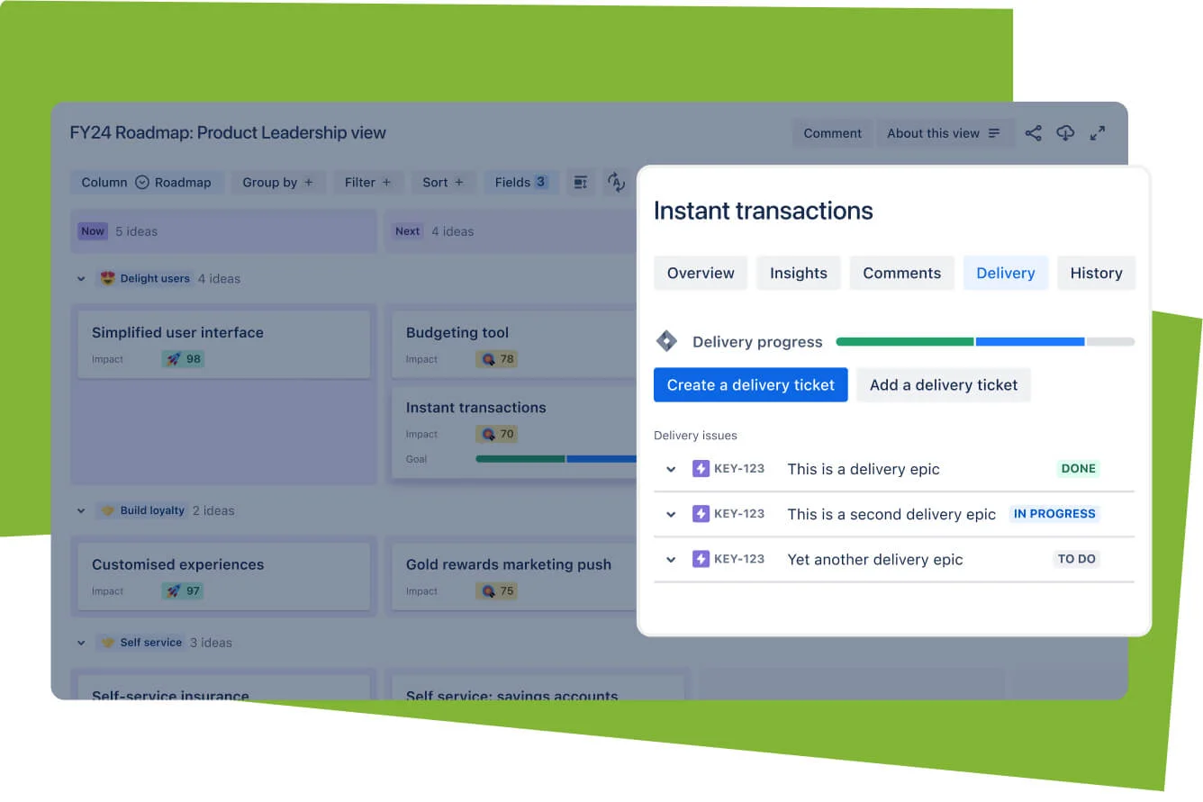 Discovery plus delivery — all in Jira