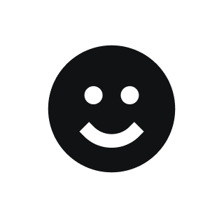 Smiling face icon.