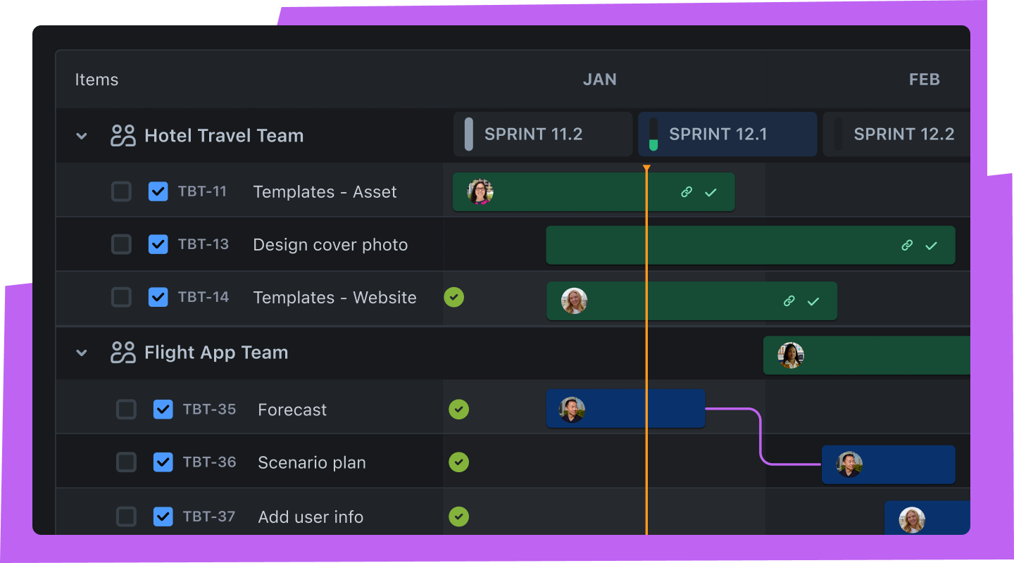 Zeitplan für das Projektmanagement