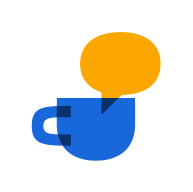 Coffee chat icon