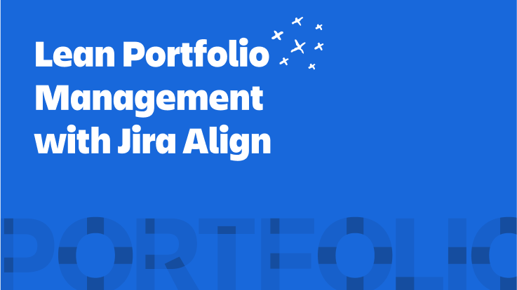 Schermata Gestione portfolio Lean con Jira Align