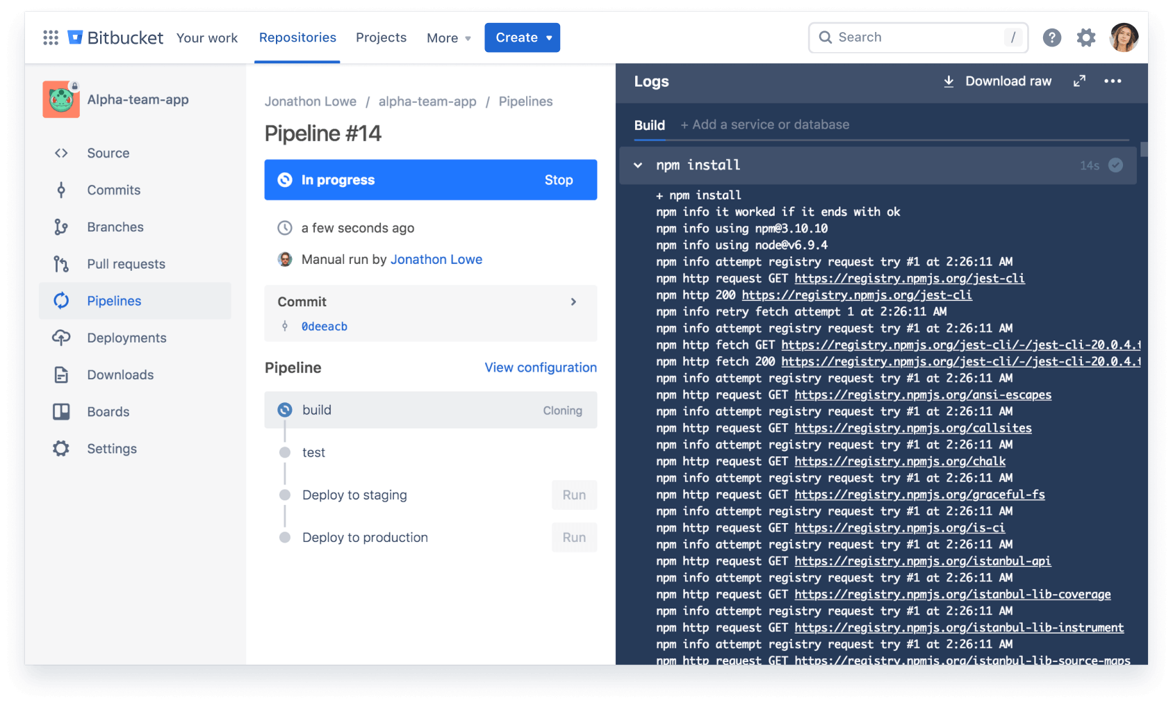 Branch permissions