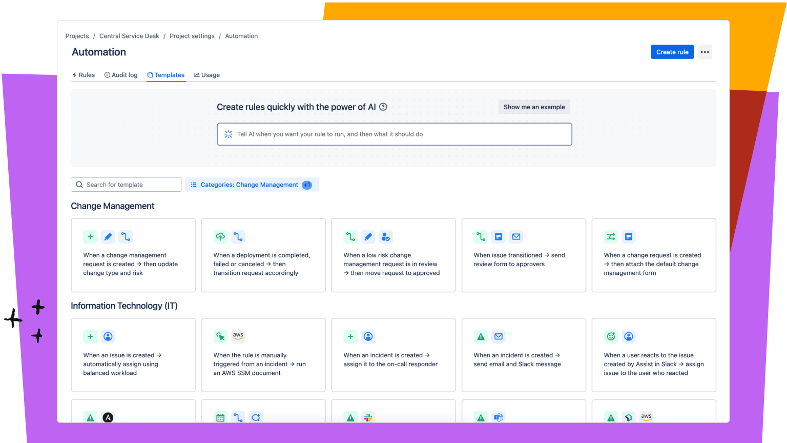 No-code automation engine