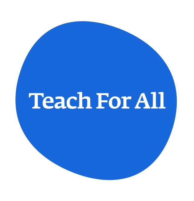 Teach for All logo.